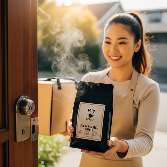 Straight from Our Roastery to Your Doorstep: The Unbeatable Convenience of 1918 Coffee Co. Freshness