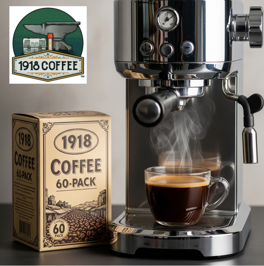 60 Pack Single Serve Coffee Pods - 1918 COFFEE