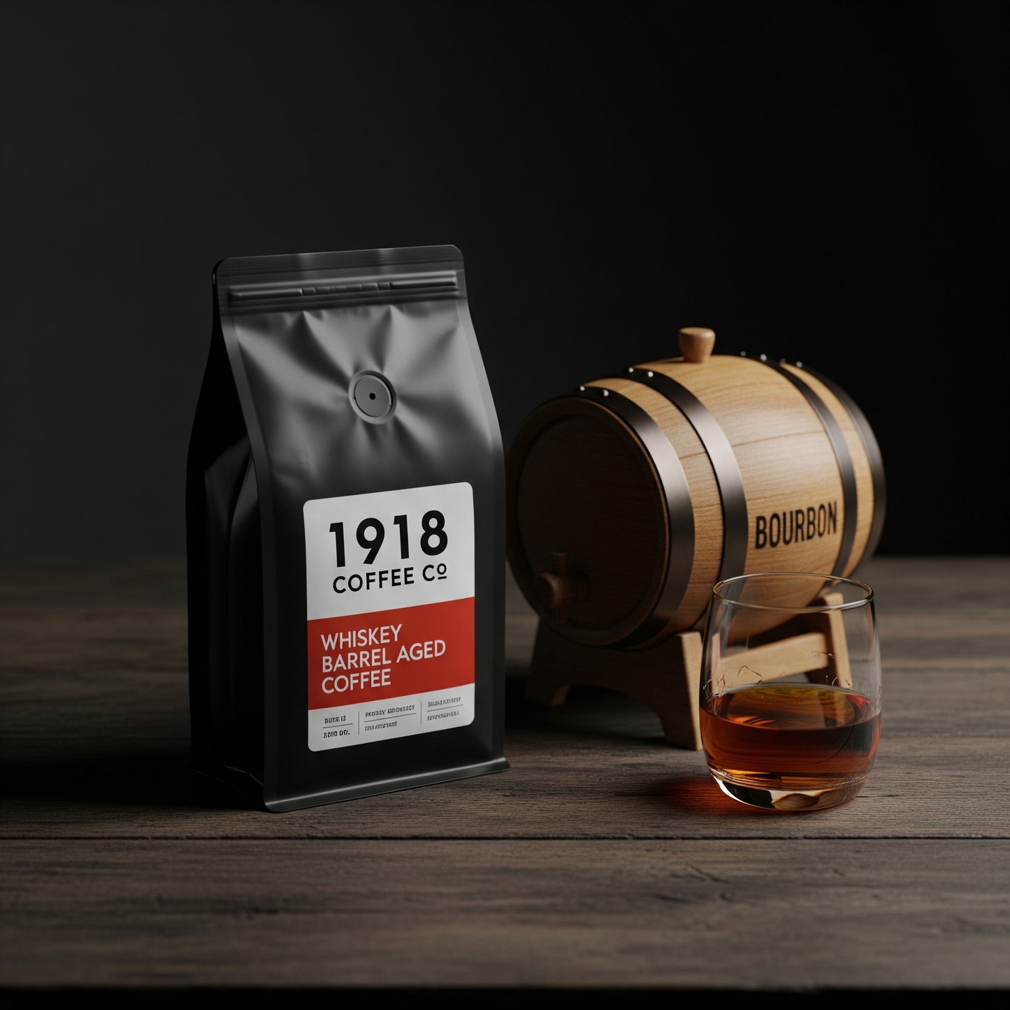 Whiskey Barrel Aged - 1918 COFFEE