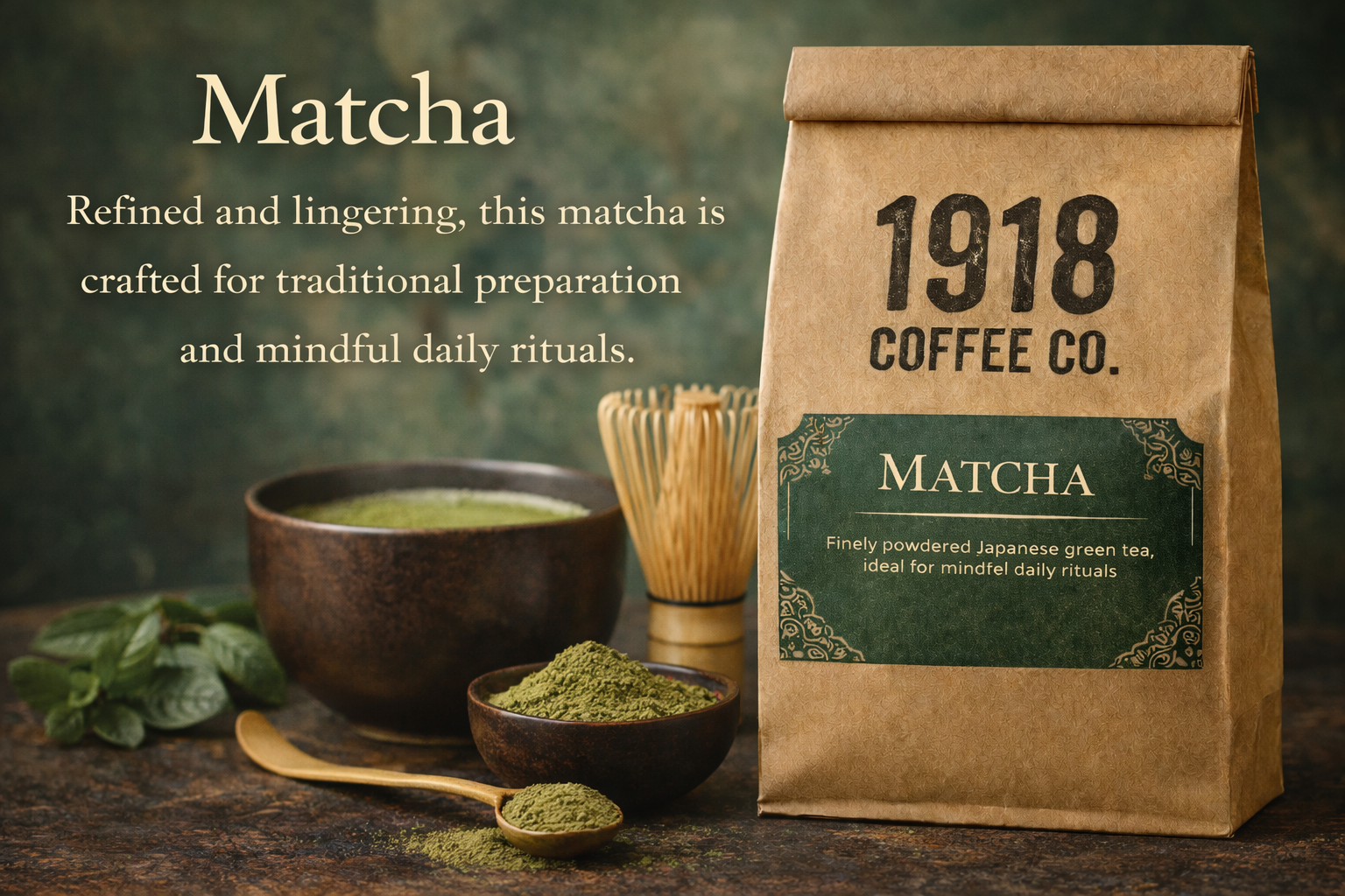 Matcha – Japanese Green Tea Powder - 1918 COFFEE